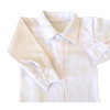 Białe body bawełniane koszulowe <br /> BODO- KOSZULA-MROFI <br /> Rozmiary od 62 do 104